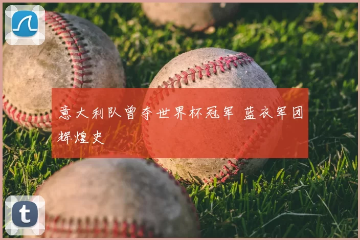 意大利队曾夺世界杯冠军 蓝衣军团辉煌史