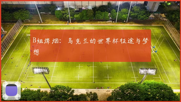 B组烽烟：乌克兰的世界杯征途与梦想